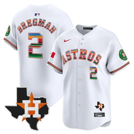 Men's Astros Mexico Texas Patch Vapor Premier Limited Jersey - All Stitched