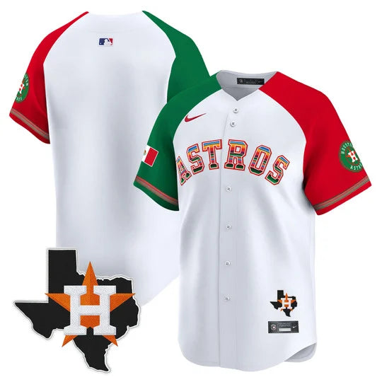 Men's Astros Mexico Texas Patch Vapor Premier Limited Jersey - All Stitched