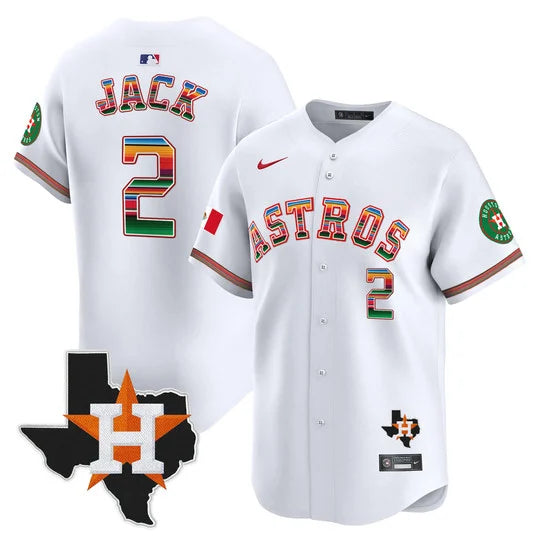 Men's Astros Mexico Texas Patch Vapor Premier Limited Jersey - All Stitched