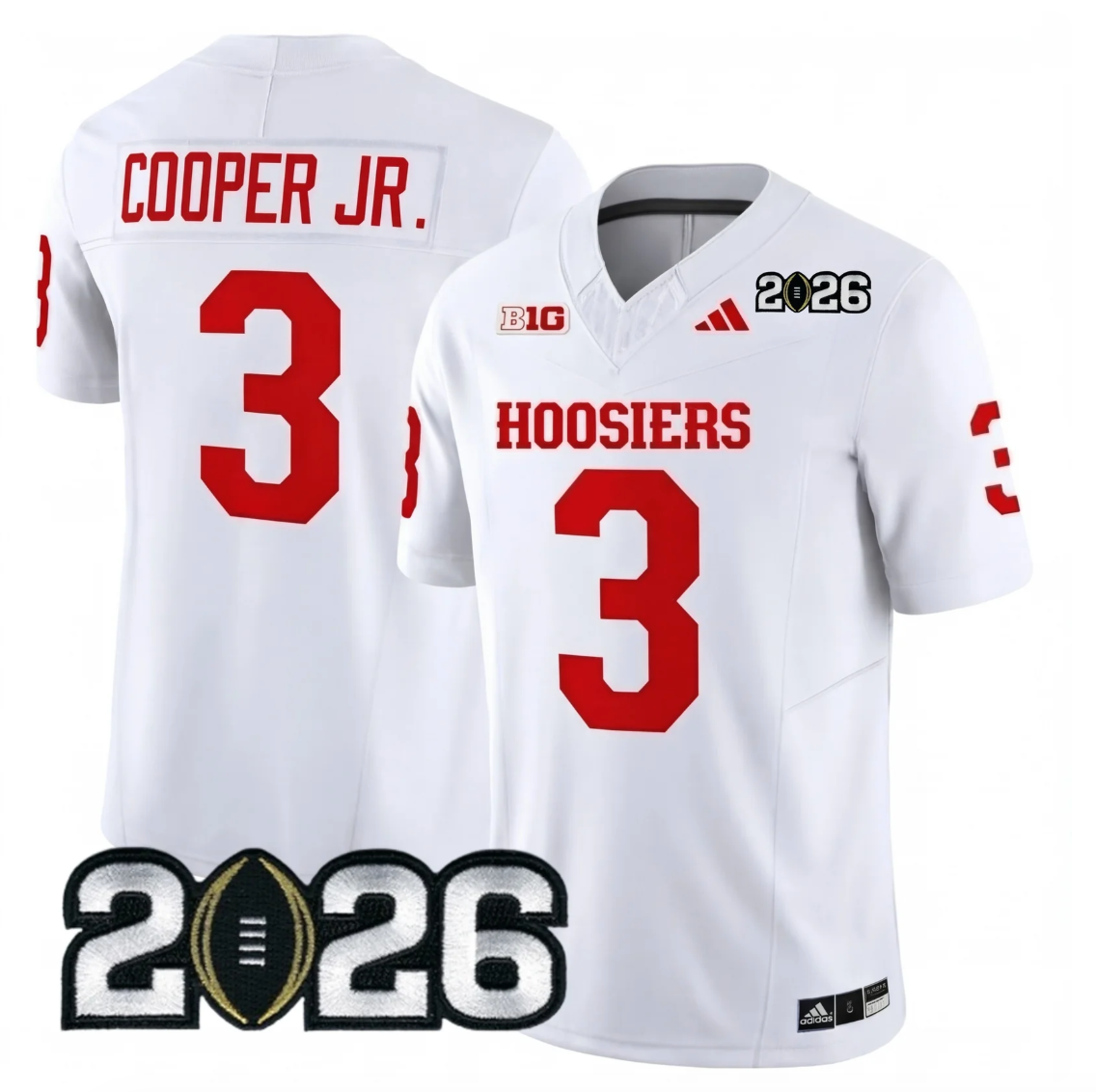 Indiana College Football Stitched Jersey - 2026 CFP Patch