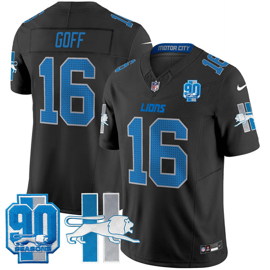 Men's Detroit Lions 1946 Throwback Football Jersey - Stitched