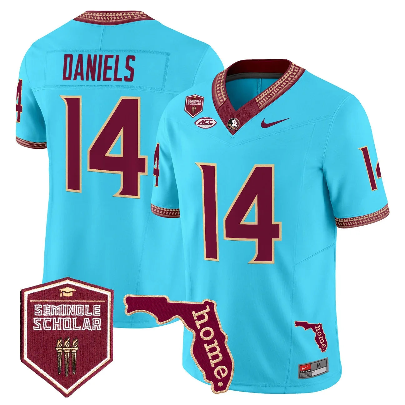 Men's Florida State Seminoles 2026 Seminole Scholar Patch Jersey