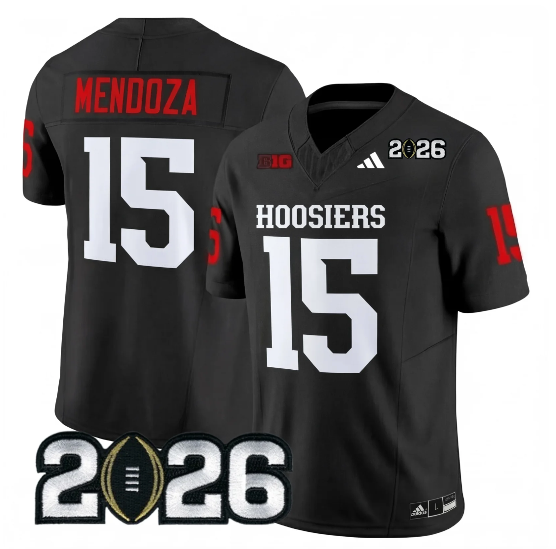 Indiana College Football Stitched Jersey - 2026 CFP Patch