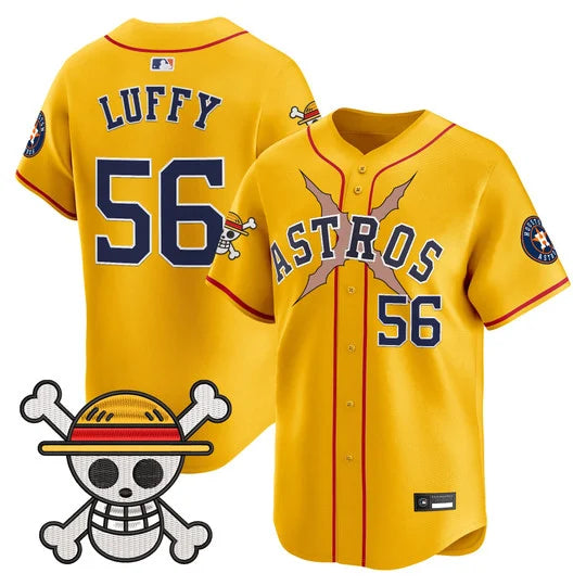 Men's Houston Astros x One Piece Vapor Premier Limited Jersey - Stitched
