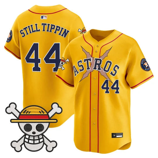 Men's Houston Astros x One Piece Vapor Premier Limited Jersey - Stitched