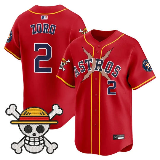 Men's Houston Astros x One Piece Vapor Premier Limited Jersey - Stitched