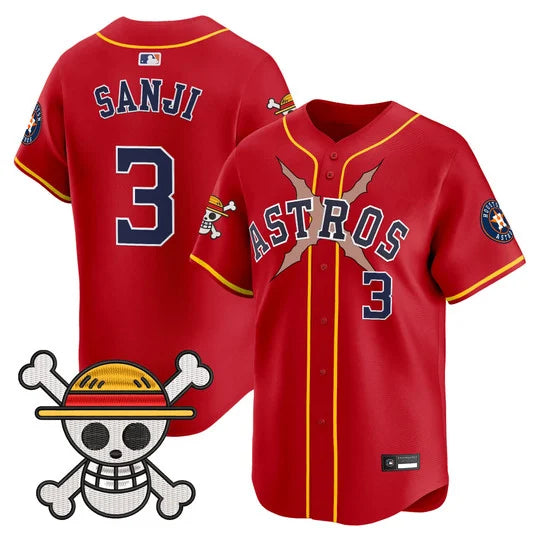 Men's Houston Astros x One Piece Vapor Premier Limited Jersey - Stitched