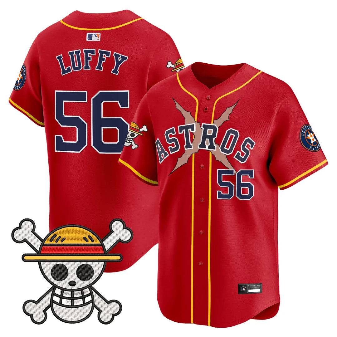 Men's Houston Astros x One Piece Vapor Premier Limited Jersey - Stitched