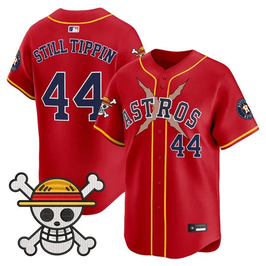 Men's Houston Astros x One Piece Vapor Premier Limited Jersey - Stitched