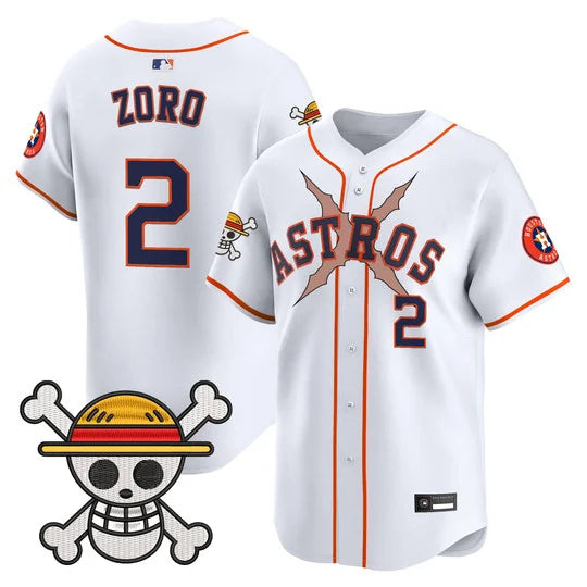 Men's Houston Astros x One Piece Vapor Premier Limited Jersey - Stitched