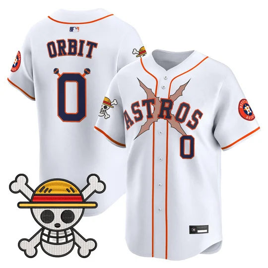 Men's Houston Astros x One Piece Vapor Premier Limited Jersey - Stitched