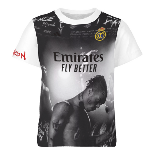 Hiphop Never Die-XXXTENTACION Vintage Custom Kids Jersey
