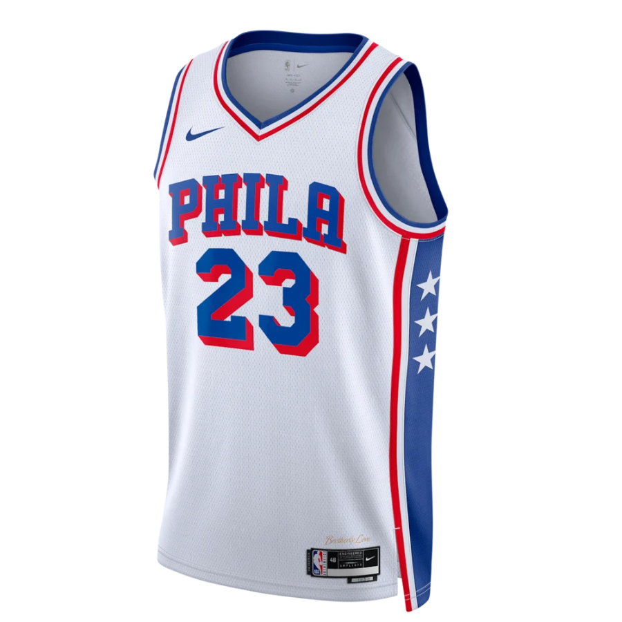 Unisex Philadelphia 76ers Lebron James Royal Swingman Jersey - All Stitched