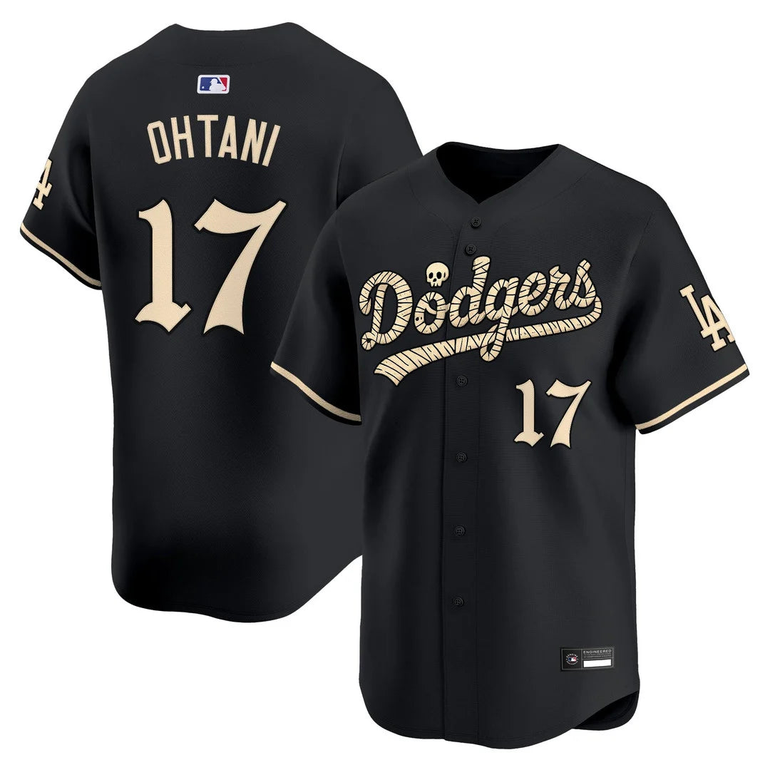 Los Angeles Dodgers 'Halloween Mummy Edition' Premier Limited Jersey - Stitched