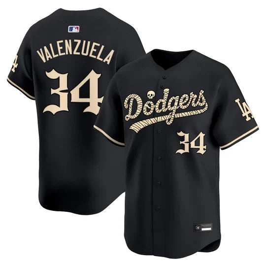 Los Angeles Dodgers 'Halloween Mummy Edition' Premier Limited Jersey - Stitched