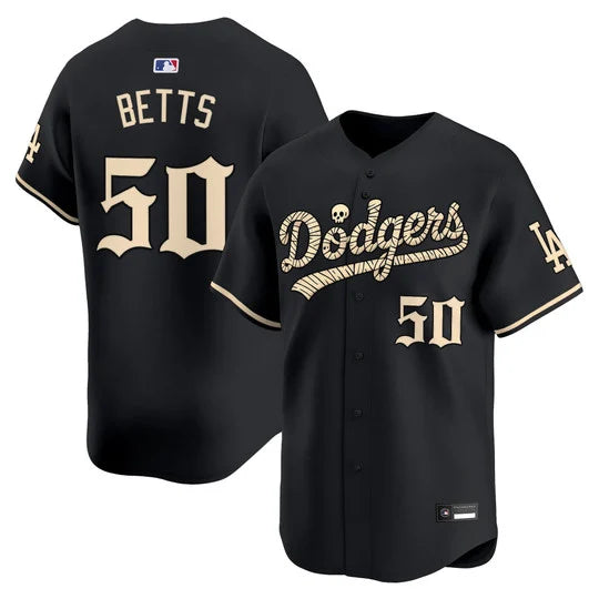 Los Angeles Dodgers 'Halloween Mummy Edition' Premier Limited Jersey - Stitched