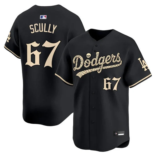 Los Angeles Dodgers 'Halloween Mummy Edition' Premier Limited Jersey - Stitched