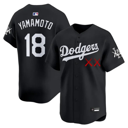 Men's Los Angeles Dodgers x KAWS Vapor Premier Limited Jersey - All Stitched
