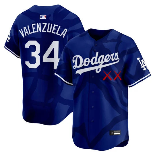 Men's Los Angeles Dodgers x KAWS Vapor Premier Limited Jersey - All Stitched