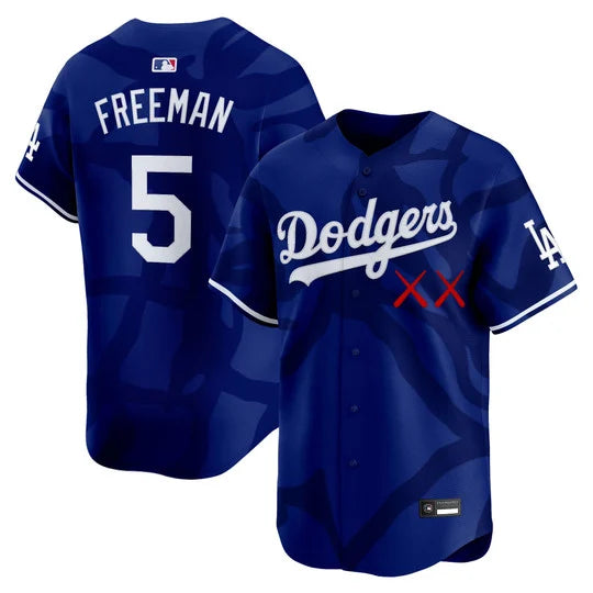 Men's Los Angeles Dodgers x KAWS Vapor Premier Limited Jersey - All Stitched
