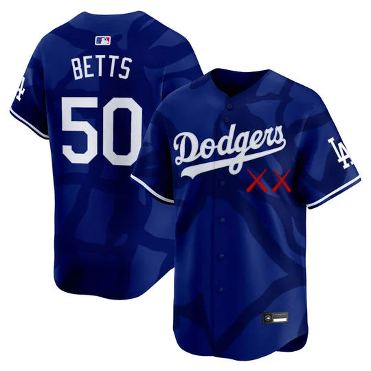 Men's Los Angeles Dodgers x KAWS Vapor Premier Limited Jersey - All Stitched