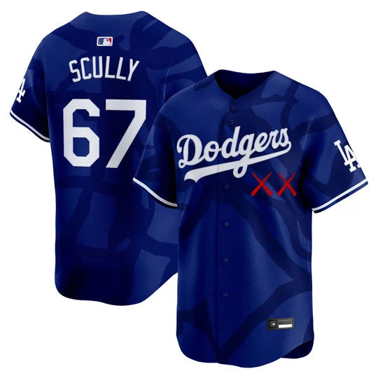 Men's Los Angeles Dodgers x KAWS Vapor Premier Limited Jersey - All Stitched