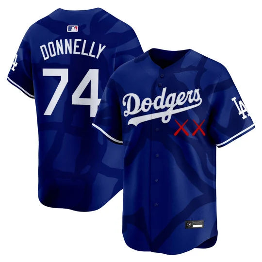 Men's Los Angeles Dodgers x KAWS Vapor Premier Limited Jersey - All Stitched
