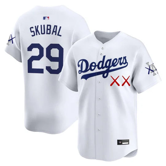 Men's Los Angeles Dodgers x KAWS Vapor Premier Limited Jersey - All Stitched