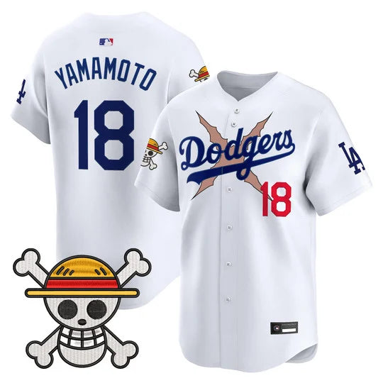 Men's Los Angeles Dodgers x One Piece Vapor Premier Limited Jersey - Stitched
