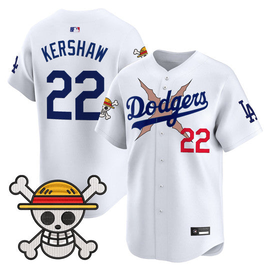 Men's Los Angeles Dodgers x One Piece Vapor Premier Limited Jersey - Stitched