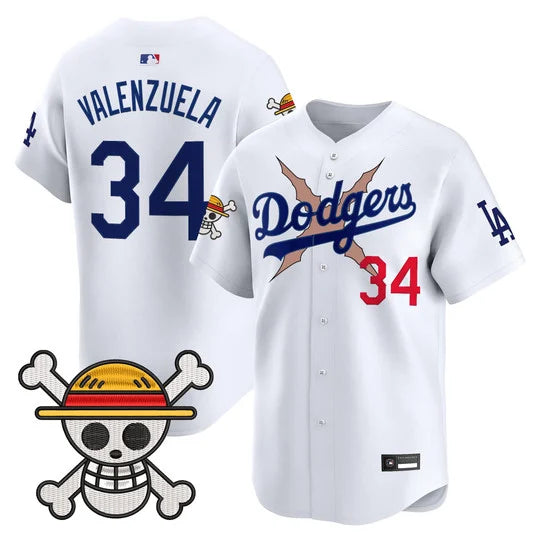 Men's Los Angeles Dodgers x One Piece Vapor Premier Limited Jersey - Stitched