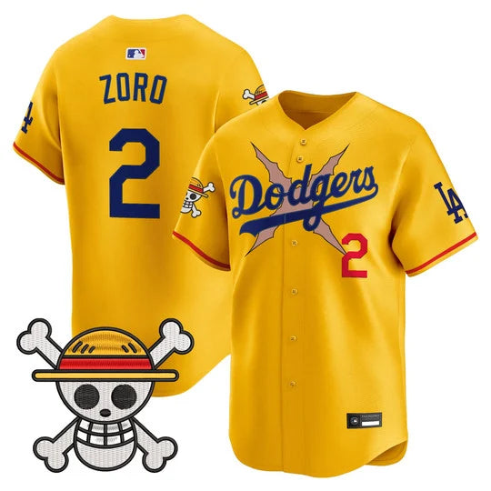 Men's Los Angeles Dodgers x One Piece Vapor Premier Limited Jersey - Stitched