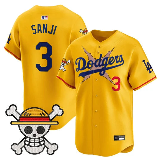 Men's Los Angeles Dodgers x One Piece Vapor Premier Limited Jersey - Stitched