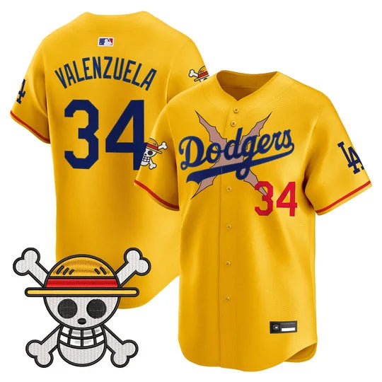 Men's Los Angeles Dodgers x One Piece Vapor Premier Limited Jersey - Stitched