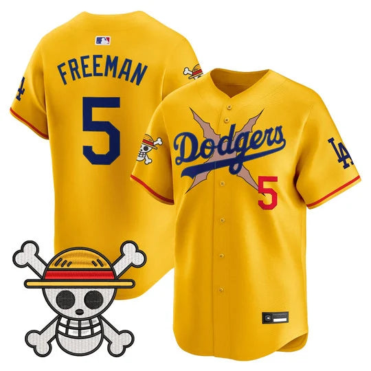 Men's Los Angeles Dodgers x One Piece Vapor Premier Limited Jersey - Stitched