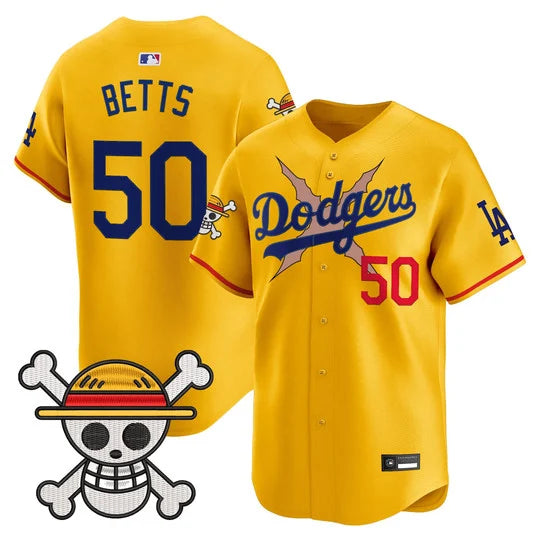Men's Los Angeles Dodgers x One Piece Vapor Premier Limited Jersey - Stitched