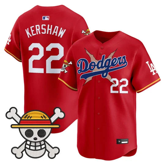 Men's Los Angeles Dodgers x One Piece Vapor Premier Limited Jersey - Stitched