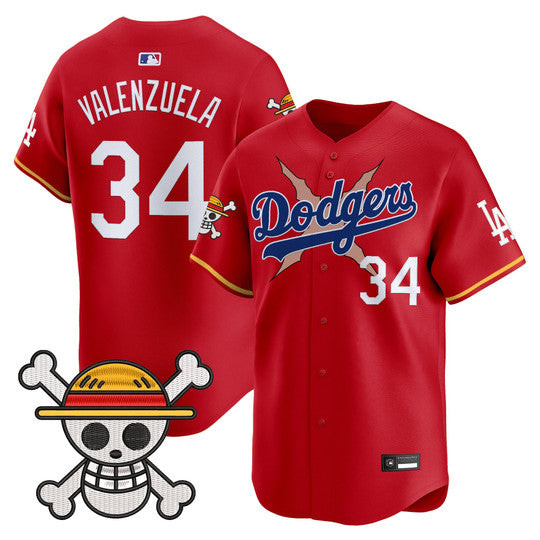 Men's Los Angeles Dodgers x One Piece Vapor Premier Limited Jersey - Stitched