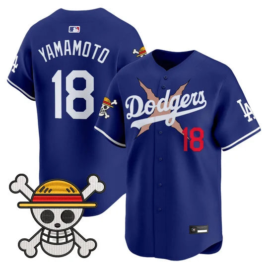 Men's Los Angeles Dodgers x One Piece Vapor Premier Limited Jersey - Stitched