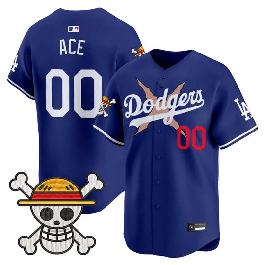 Men's Los Angeles Dodgers x One Piece Vapor Premier Limited Jersey - Stitched