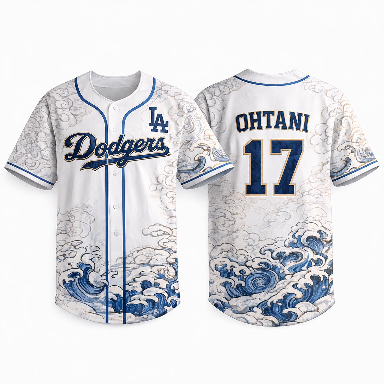 Los Angeles Wave Heritage Baseball Jersey