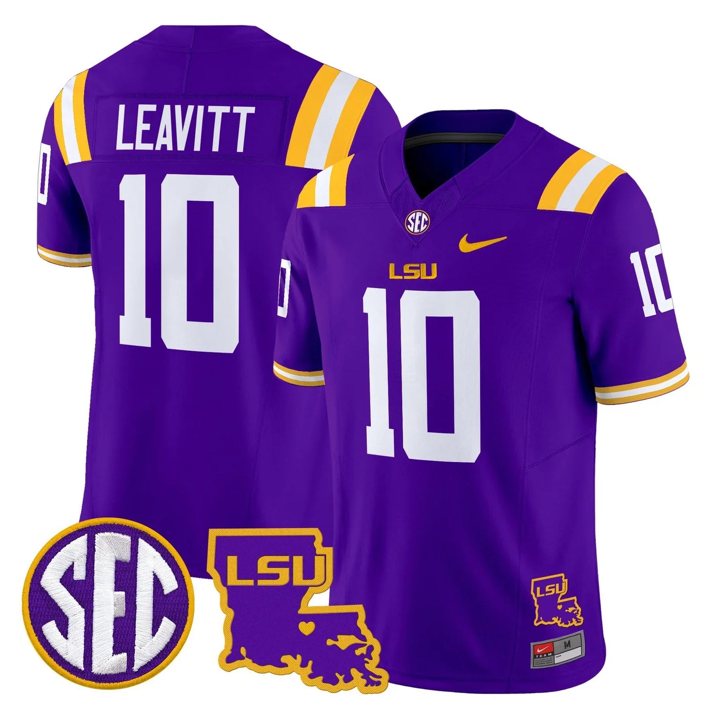 LSU Tigers 2026 Louisiana Patch Jersey