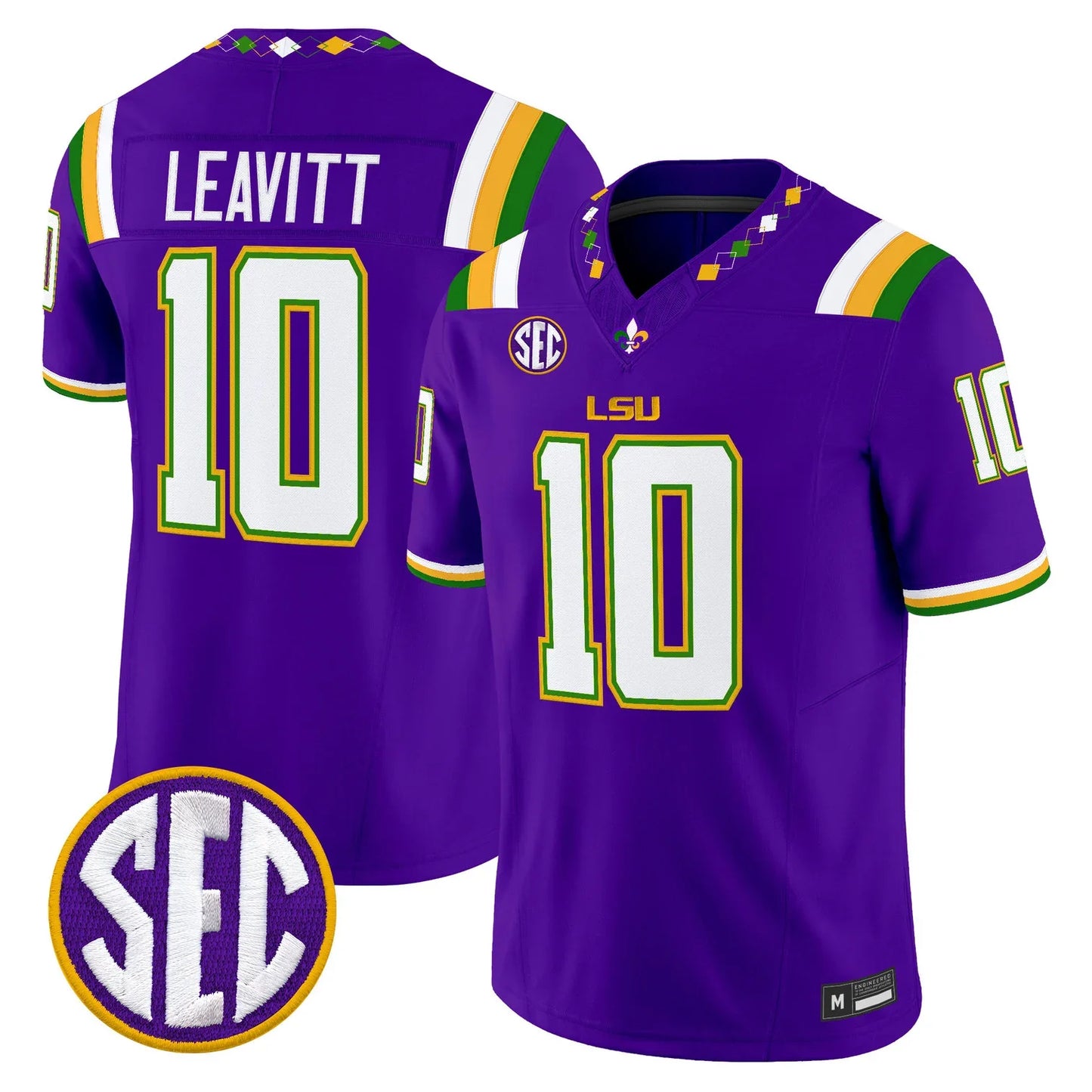 LSU Tigers 2026 Mardi Gras Edition Jersey in Purple