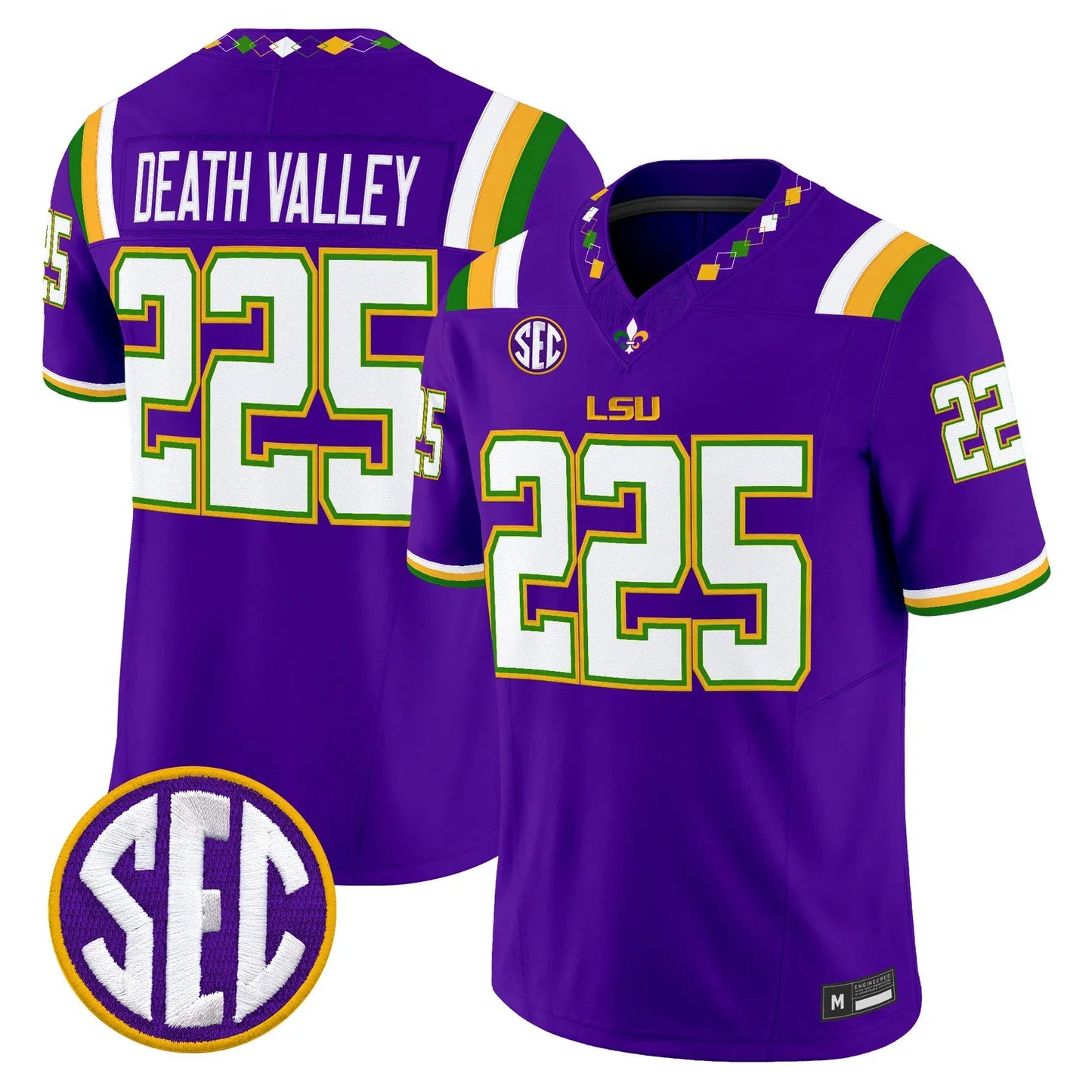 LSU Tigers 2026 Mardi Gras Edition Purple Jersey