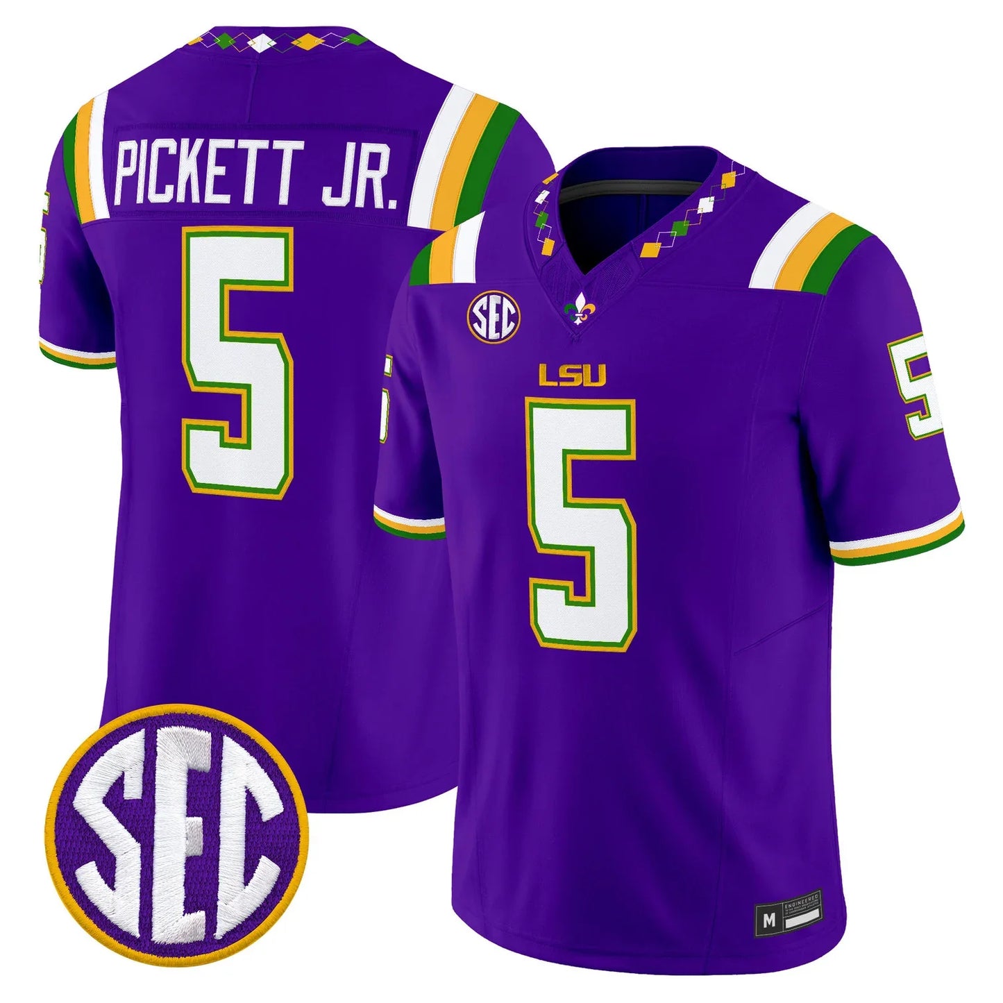 LSU Tigers 2026 Mardi Gras Edition Jersey - 5