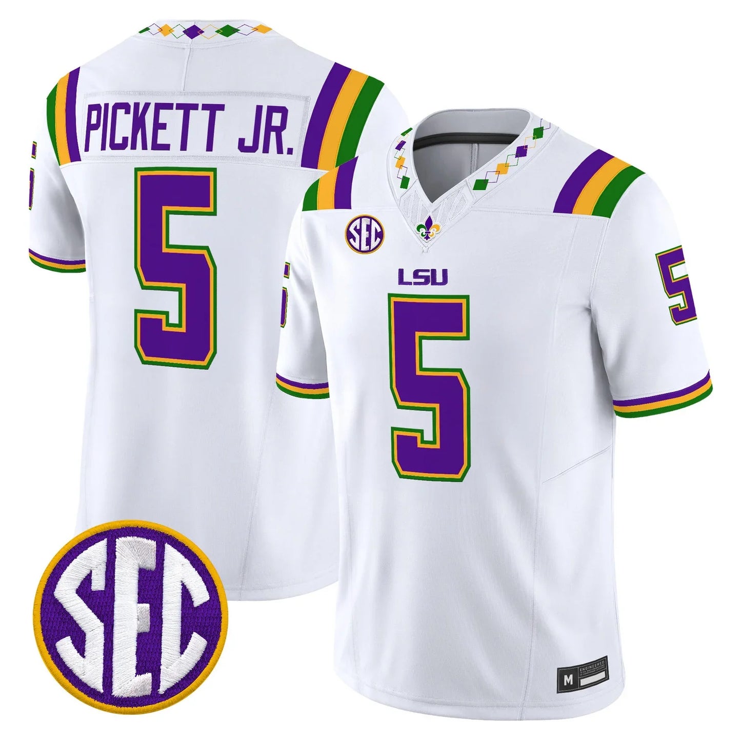Men's LSU Tigers 2026 Mardi Gras Edition Jersey