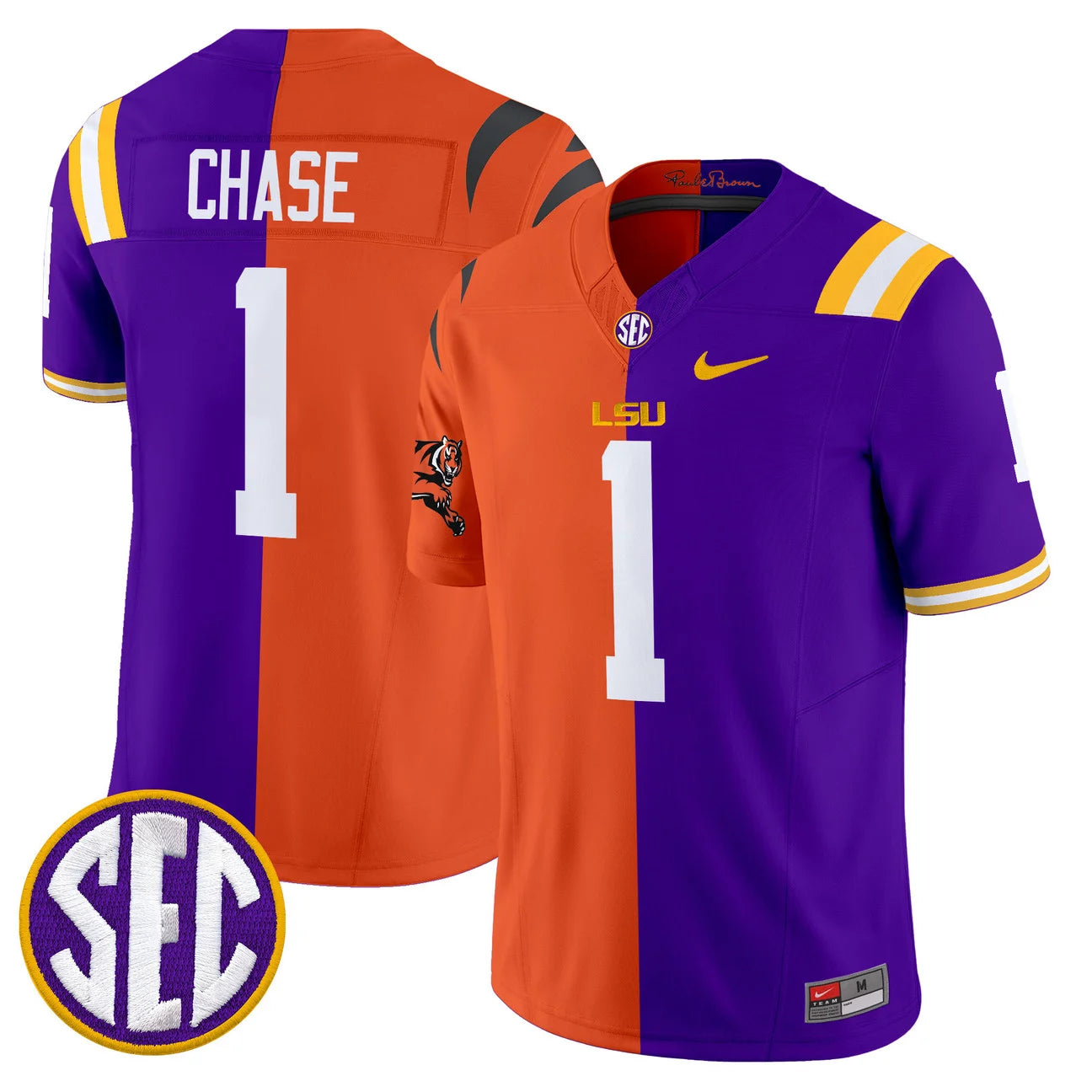 LSU Tigers Split Vapor Limited Jersey V2
