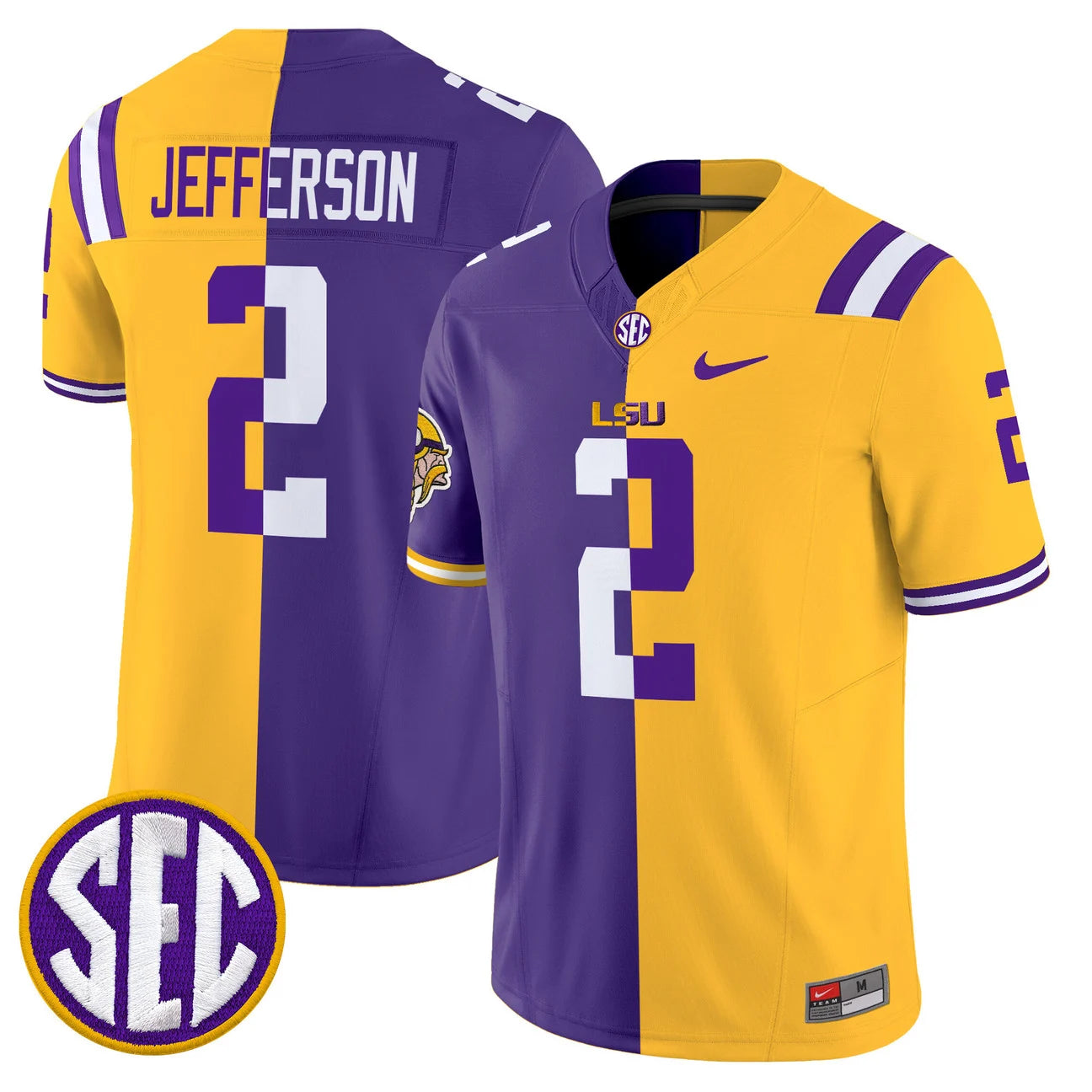 Men's LSU Tigers Split Vapor Limited Jersey V2
