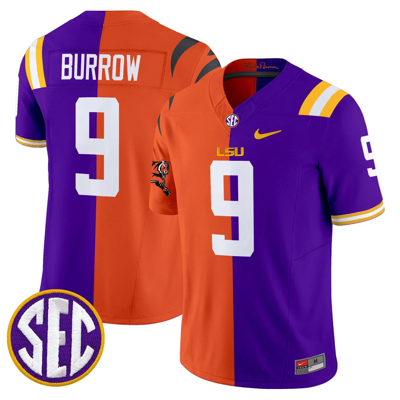 LSU Tigers Split Vapor Limited Football Jersey V2 