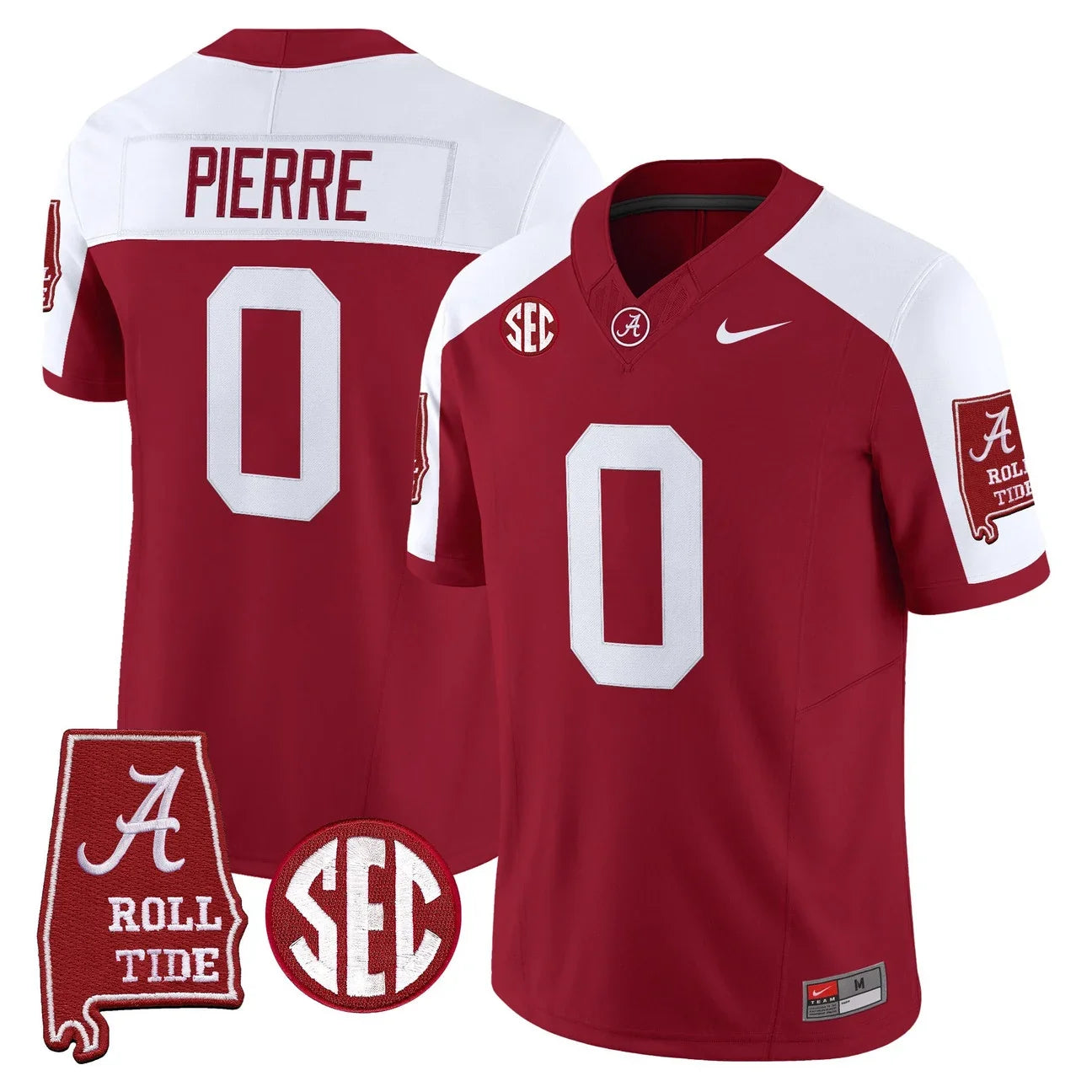 Men's Alabama Crimson Tide 2026 Vapor Limited Jersey - Alabama Map - All Stitched